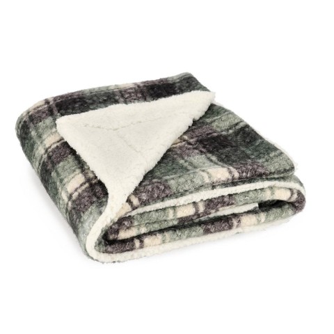 PLAID LAURENCE QUADRI VERDE 130X160